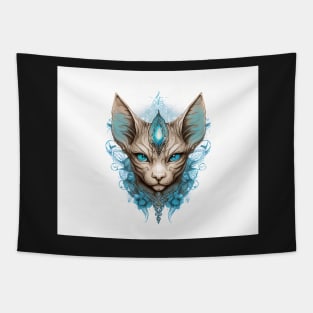 Sphynx Tattoo Art Tapestry