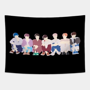 K-POP FLAT DESIGN DAEBAK Tapestry