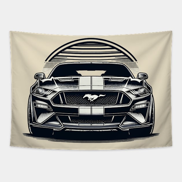 Ford Mustang Tapestry by Vehicles-Art