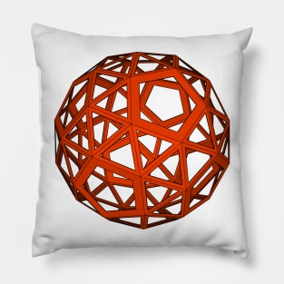 skeletal snub dodecahedron Pillow