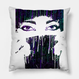 Veiled woman Pillow