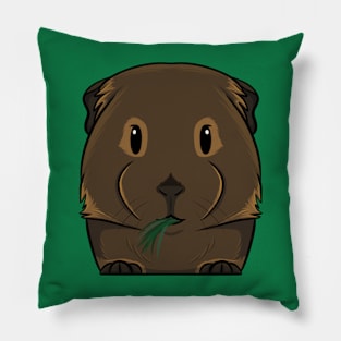 Brown Smooth Coat Guinea Pig Pillow