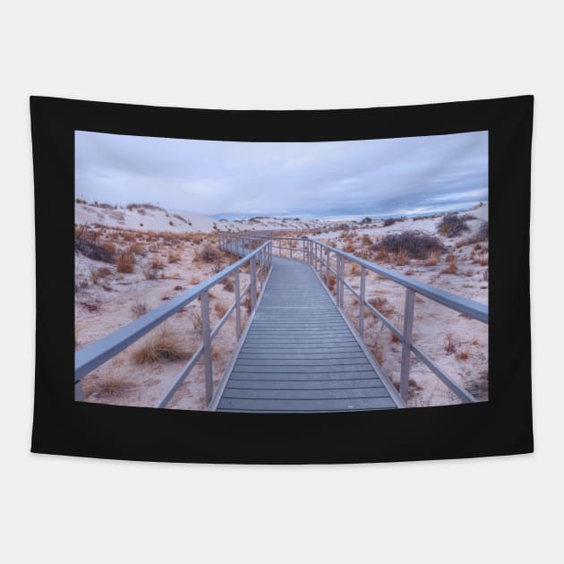 Sand Dune Bridge Tapestry by jvnimages