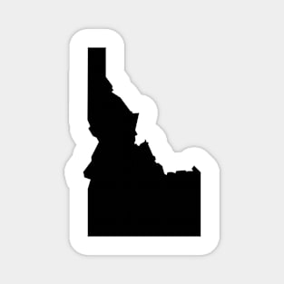 Idaho map in black Magnet