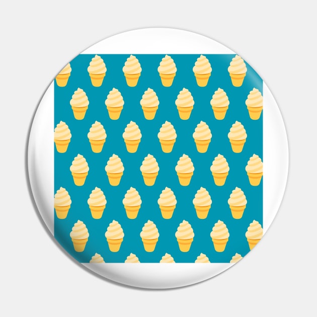 Soft Serve - Turquoise Pin by IslandofdeDolls