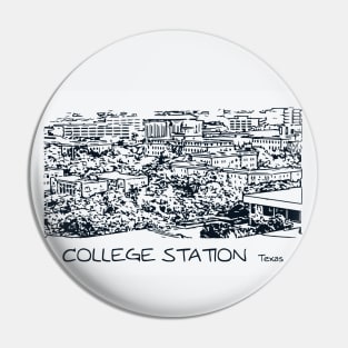 College Station Texas Pin