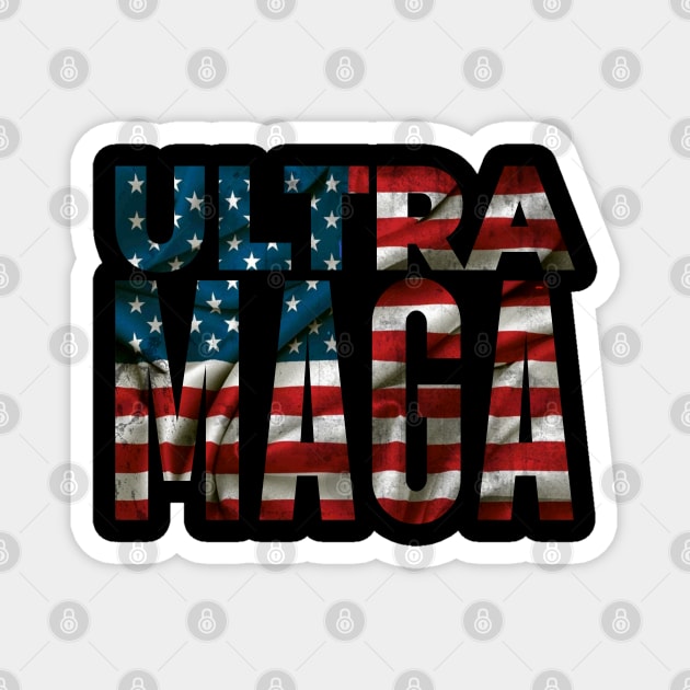 Anti Joe Biden Ultra Maga Magnet by Stellart