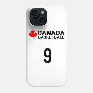 Canada Basketball Number 9 Design Gift Idea Phone Case