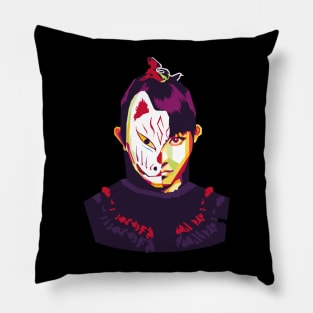 kitsune kamen baby metal suzuka Pillow