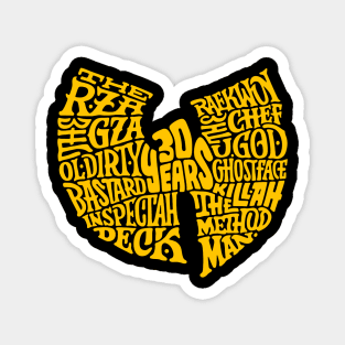 annyversary 30th wutang Magnet