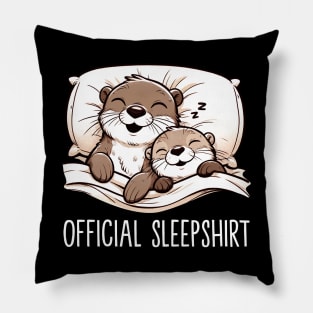 Otter official Sleepshirt, Stylish Tee for Animal Admirers Pillow