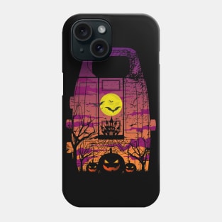 HALLOWEEN NIGHT IN TOTAL STATION Phone Case