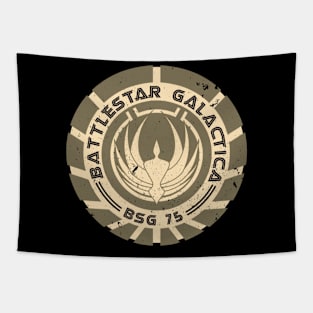 Battlestar Galactica BSG 75 logo Tapestry