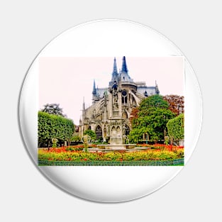 Notre Dame Cathedral Study 4 Pin