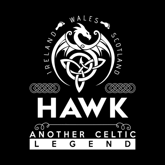 Hawk Name T Shirt - Another Celtic Legend Hawk Dragon Gift Item by harpermargy8920