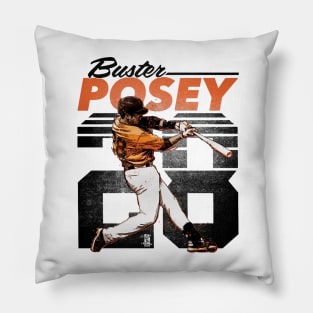 Buster Posey San Francisco Retro Pillow