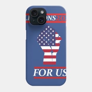 elections USA america 2020 vote Bing Tribbiani trump Brady Belichick Phone Case