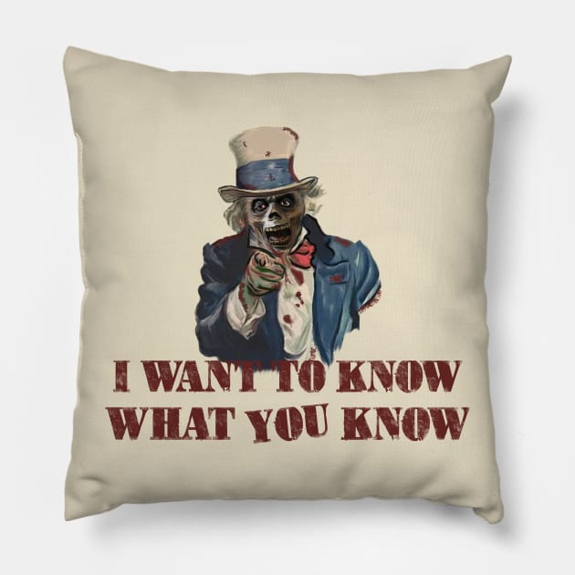 Brainy Zombie Pillow by TenomonMalke