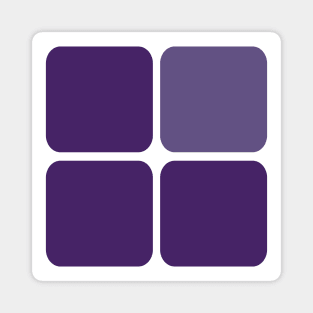 Large Purple Tiles Magnet