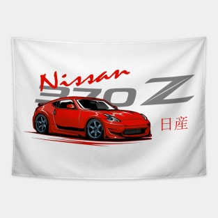 Nissan 370z, JDM Car Tapestry