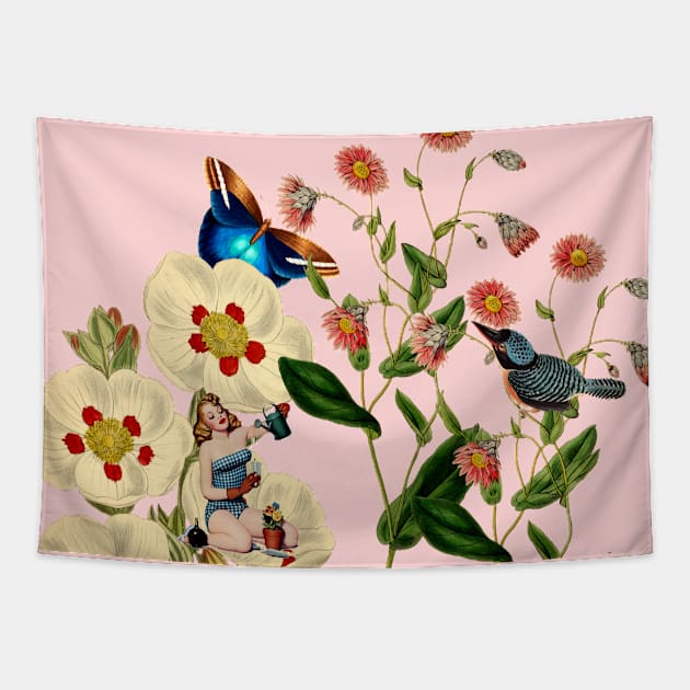 Big Flowers Dream Tapestry by snexus