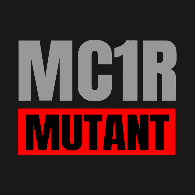 MC1R Mutant Redhead Red Hair Ginger Gift by JohnnyxPrint