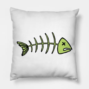 Dead Fish Skeleton Pillow