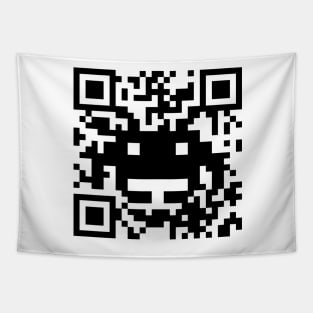 QR Invader Tapestry