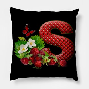 Strawberry T-shirt Pillow