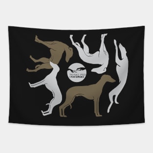 CAMO SIGN (BROWN) FOR SIGHTHOUND LOVERS Tapestry