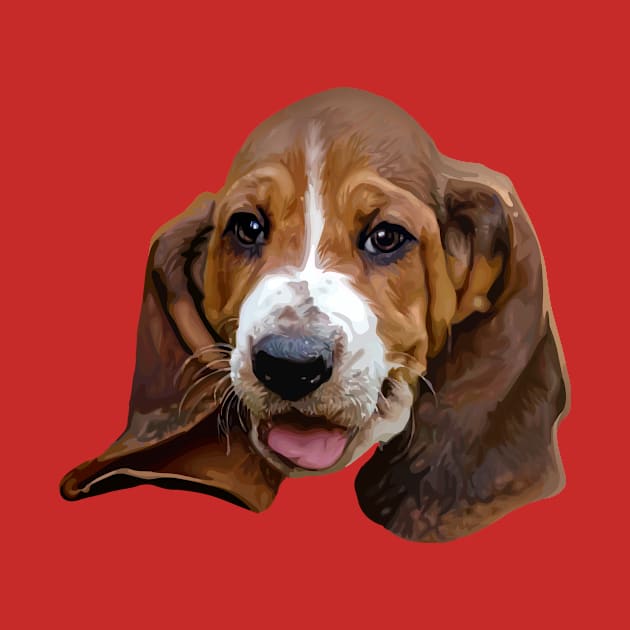 Basset Hound Dog by thedailysoe