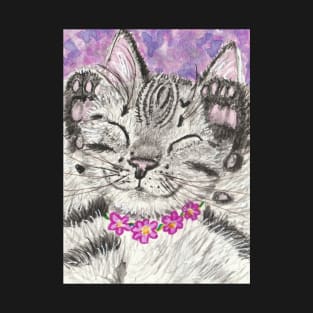 Happy Tabby cat T-Shirt