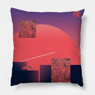 Red Sun Pillow