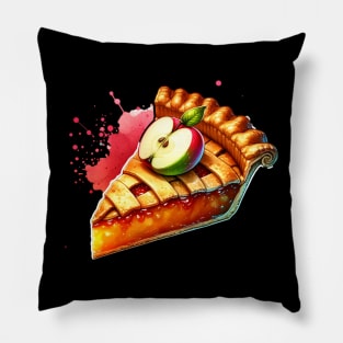 Apple Pie Love Kawaii Vintage Sweet Slice Retro Pillow