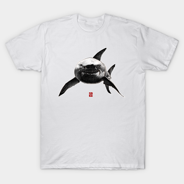 Sketchy Shark - Shark - T-Shirt