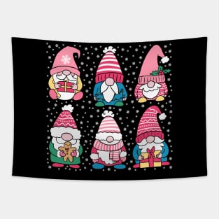 Cute christmas gnomes Tapestry