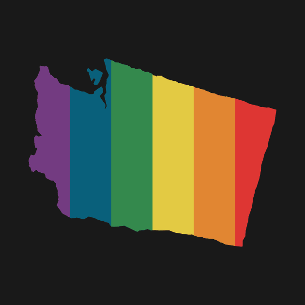 Washington State Rainbow by n23tees