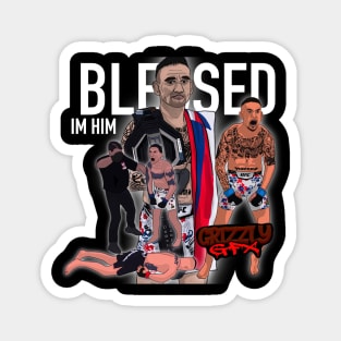 Blessed I’m Him Max Holloway UFC Magnet