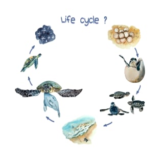 Sea turtle life cycle T-Shirt