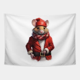 Santa Mouse Tapestry