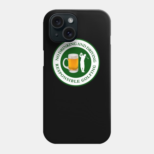 Funny Golf Tshirt Phone Case by funnybones