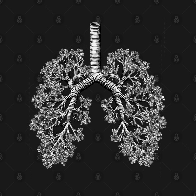 Lung Anatomy / Cancer Awareness 20 by Collagedream