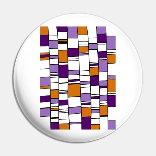 Purple &amp; Orange Columns Pin