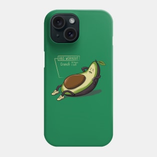 Avocado Core Exercise Phone Case