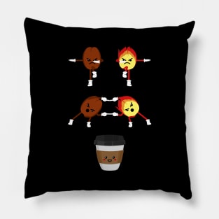 Coffee, Coffee bean, Coffee to go, Fusion Pillow