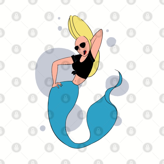 Johnny Bravo Mermaid genderbended by Krismilla 