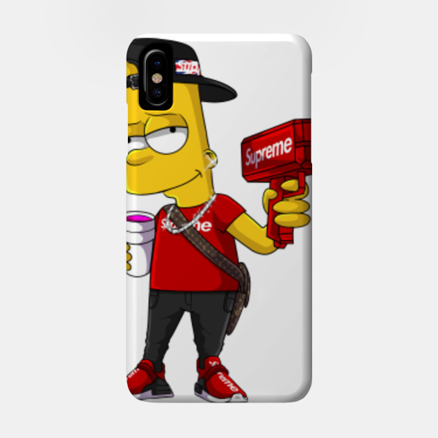 supreme simpson sticker