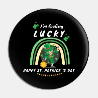 St Patricks day Irish celebrating Pin