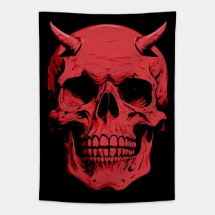 Devil Skull Tapestry