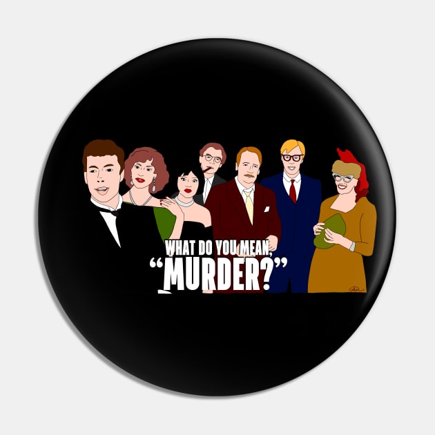 Clue Murder Pin by thecompassrose